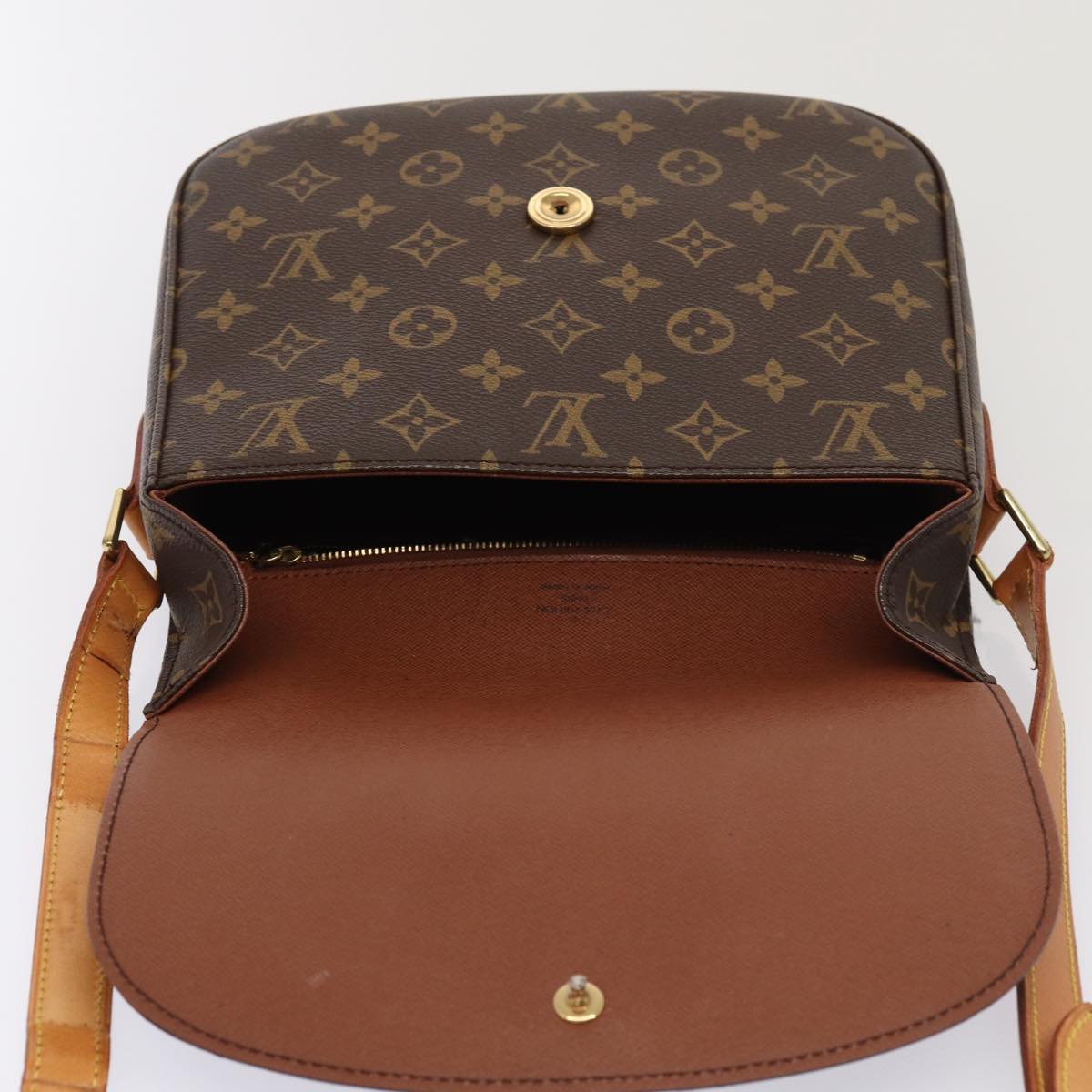 LOUIS VUITTON Monogram Saint Cloud GM Shoulder Bag M51242 LV Auth ep4920