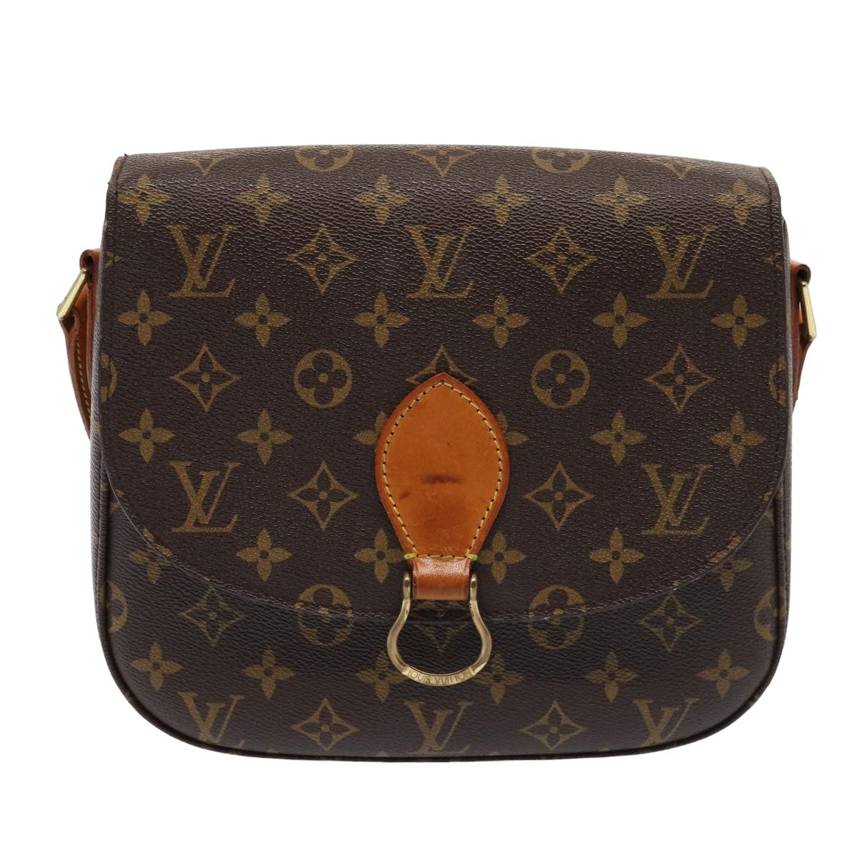 LOUIS VUITTON Monogram Saint Cloud GM Shoulder Bag M51242 LV Auth ep4920