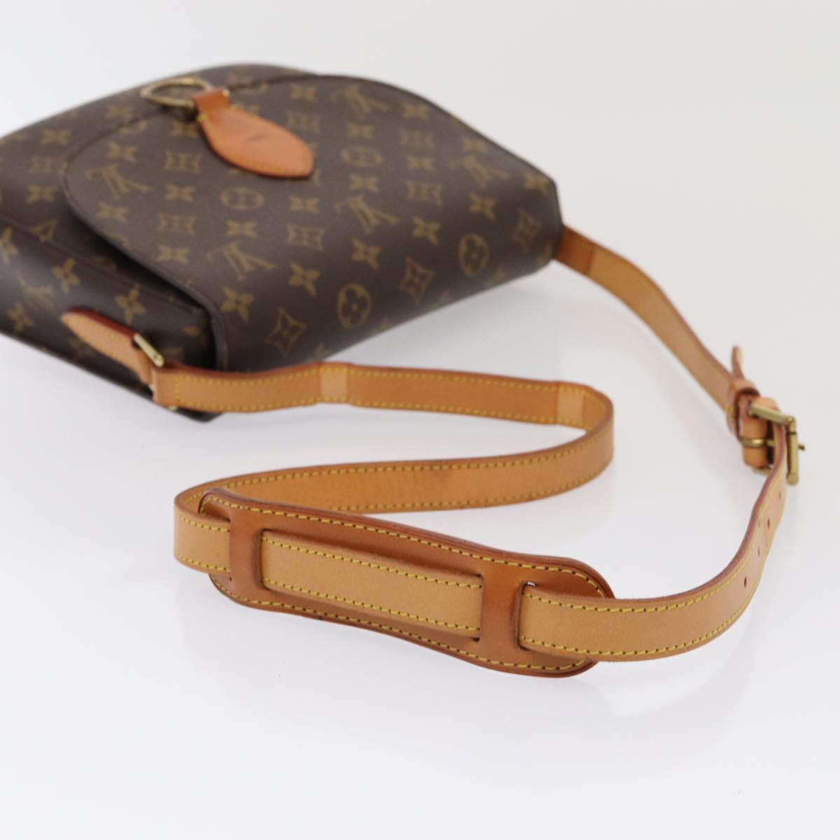 LOUIS VUITTON Monogram Saint Cloud GM Shoulder Bag M51242 LV Auth ep4920