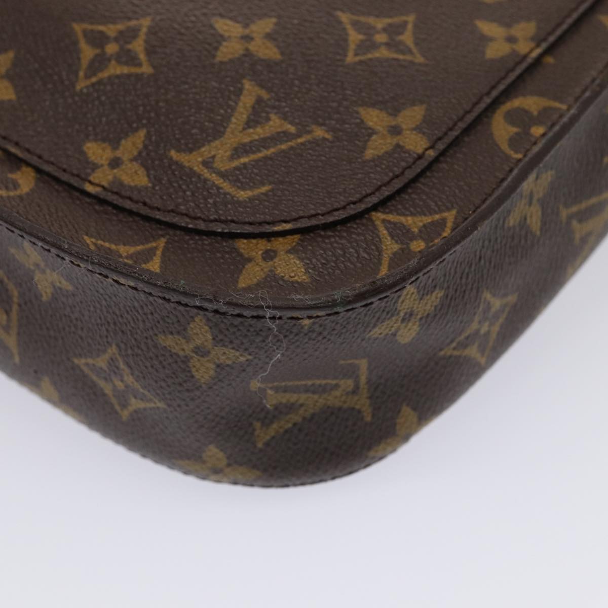 LOUIS VUITTON Monogram Saint Cloud GM Shoulder Bag M51242 LV Auth ep4948