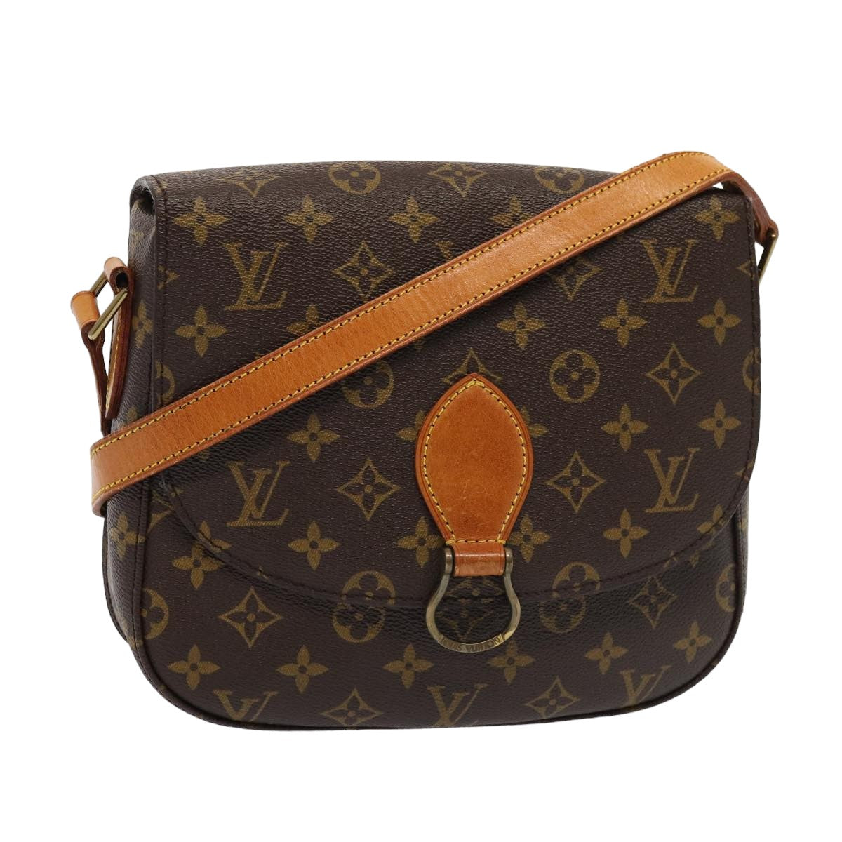 LOUIS VUITTON Monogram Saint Cloud GM Shoulder Bag M51242 LV Auth ep4948