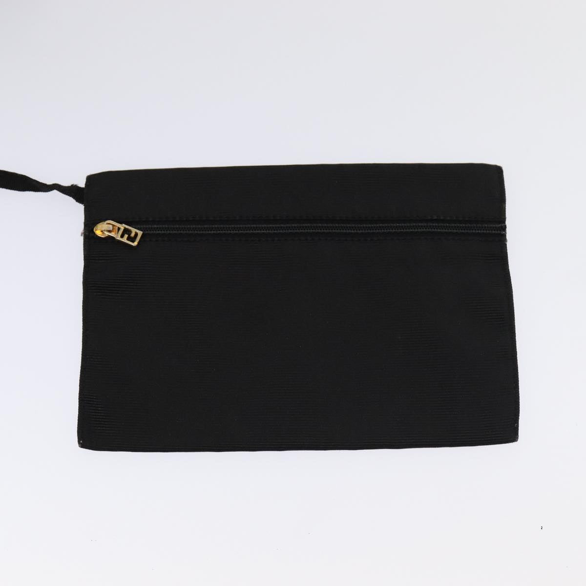 FENDI Shoulder Bag Nylon Black Auth ep4969