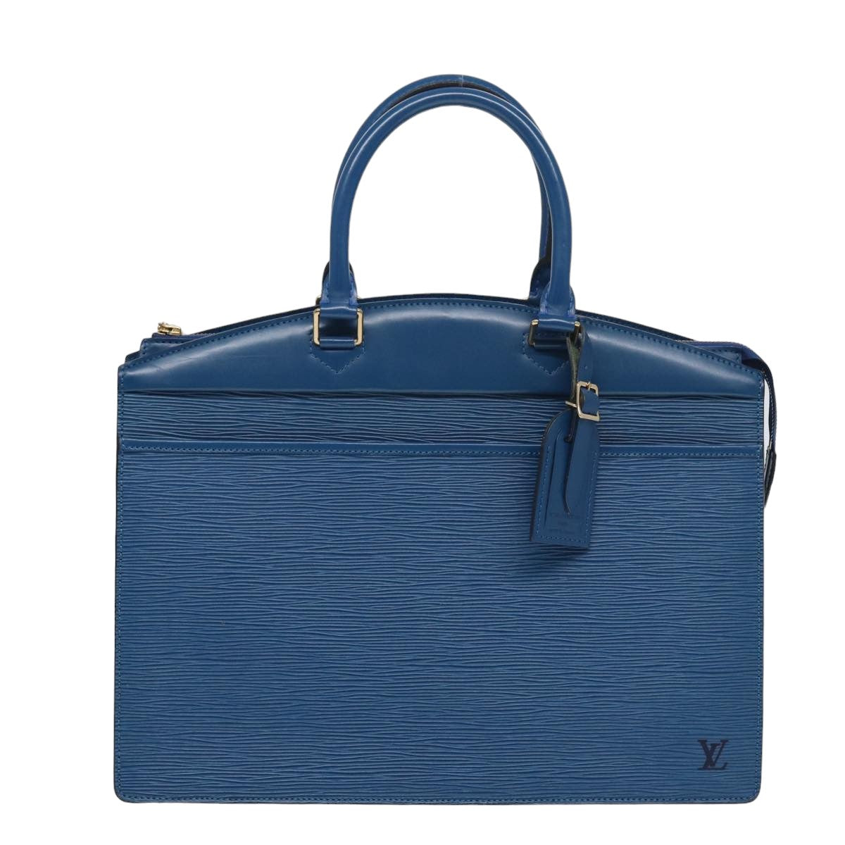 LOUIS VUITTON Epi Riviera Hand Bag Blue M48185 LV Auth ep4972