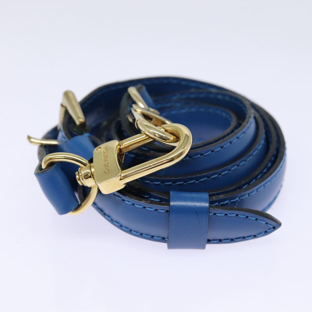 LOUIS VUITTON Epi Adjustable Shoulder Strap 37""-44.1"" Blue LV Auth ep4995