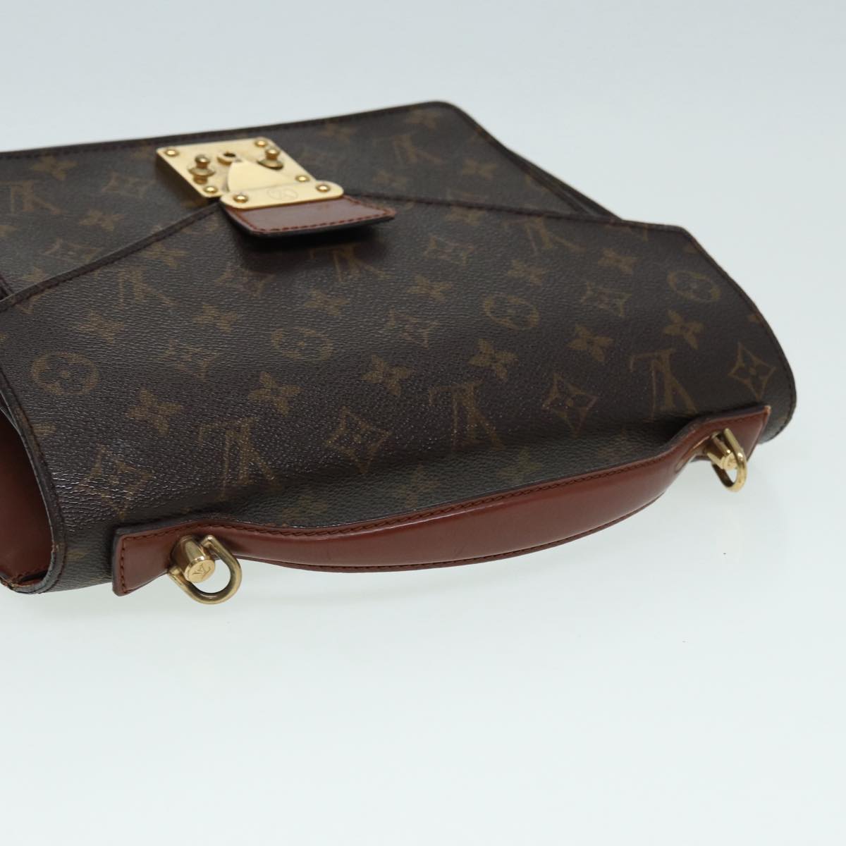 LOUIS VUITTON Monogram Monceau 28 Hand Bag 2way M51185 LV Auth ep5005