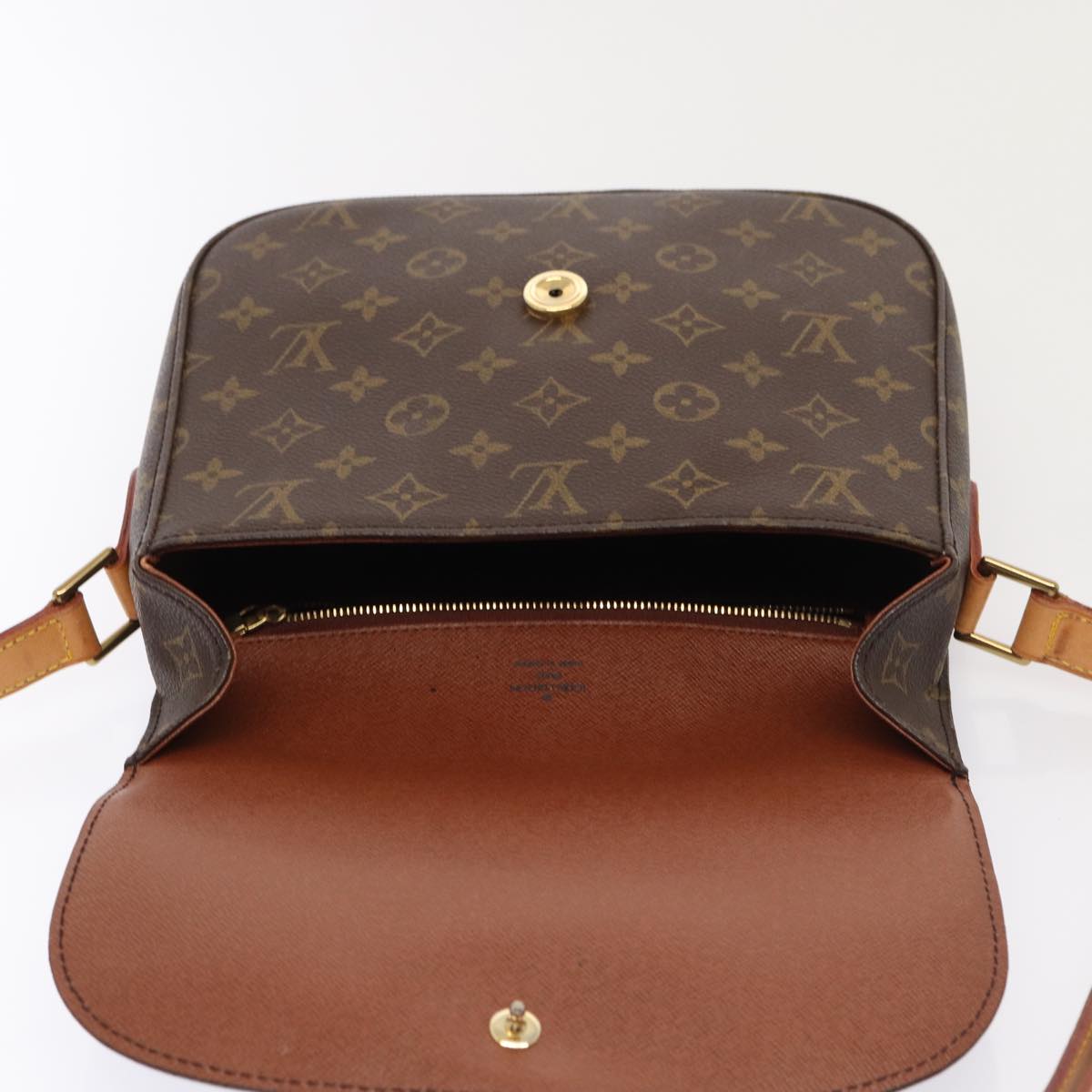 LOUIS VUITTON Monogram Saint Cloud GM Shoulder Bag M51242 LV Auth ep5009