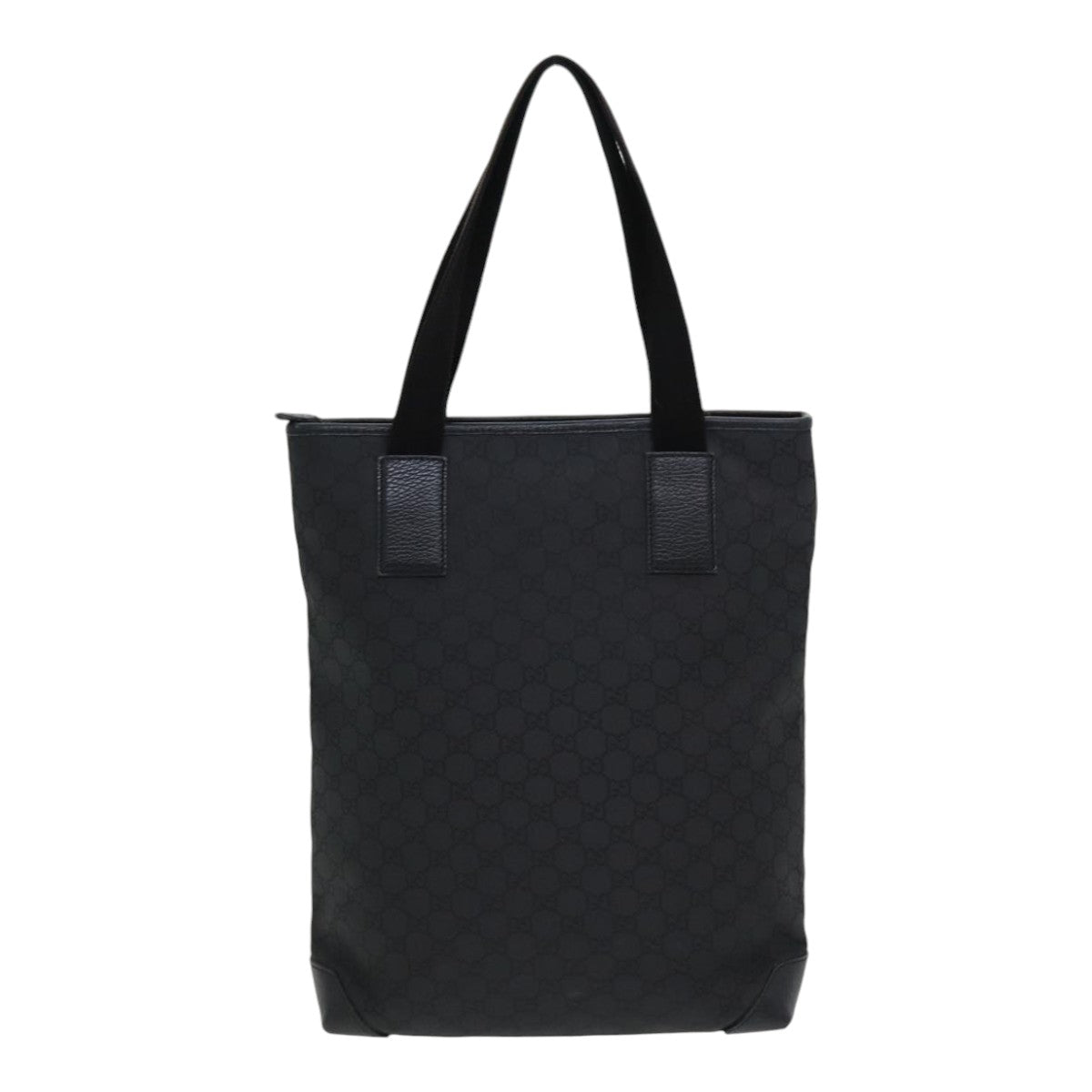 GUCCI GG Canvas Tote Bag Outlet Black 180450 Auth ep5032