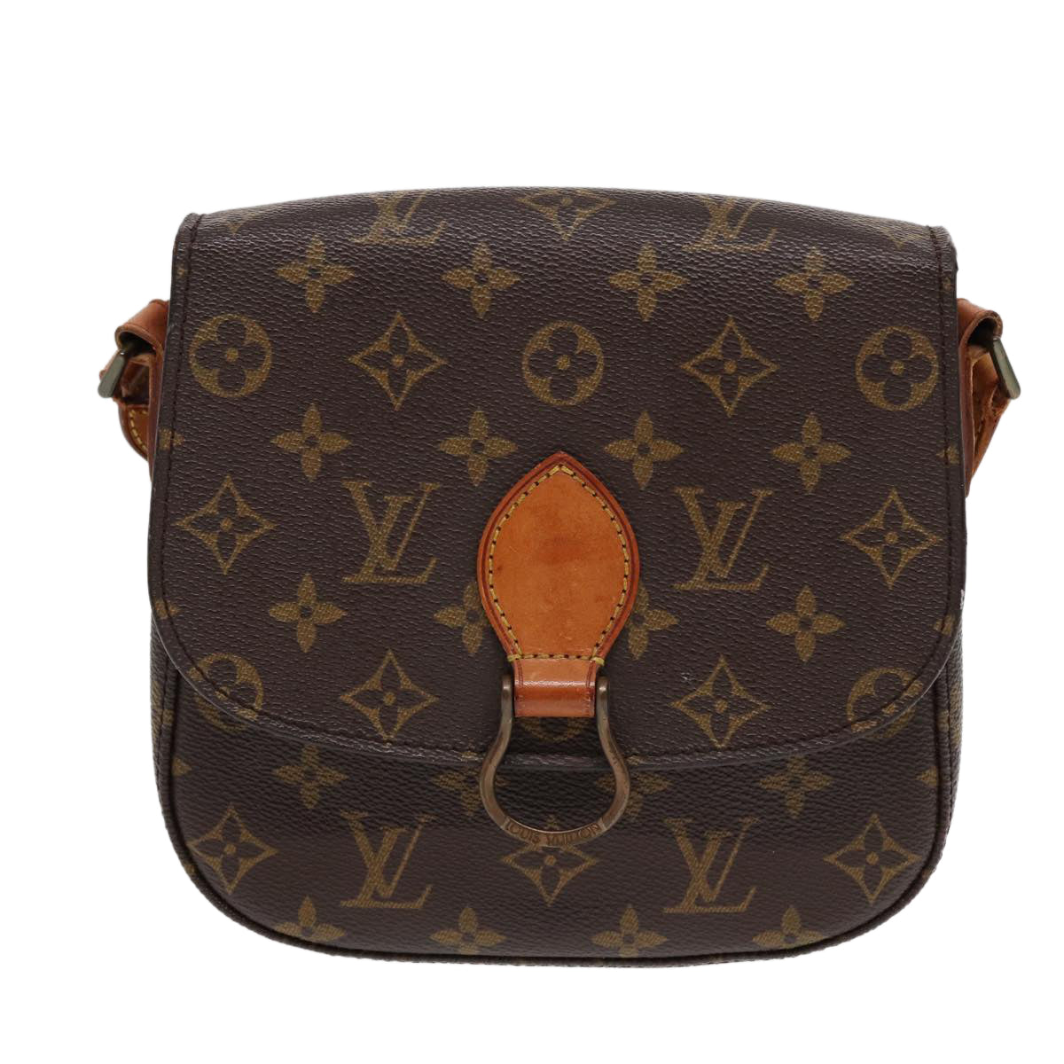 LOUIS VUITTON Monogram Saint Cloud MM Shoulder Bag M51243 LV Auth ep5043