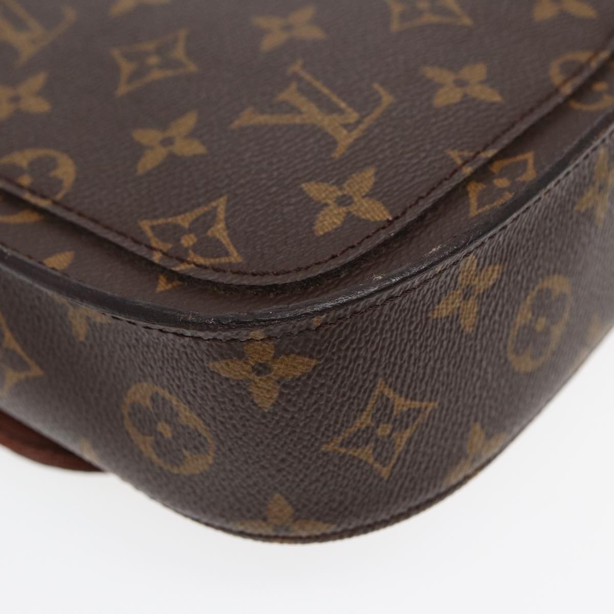 LOUIS VUITTON Monogram Saint Cloud MM Shoulder Bag M51243 LV Auth ep5044