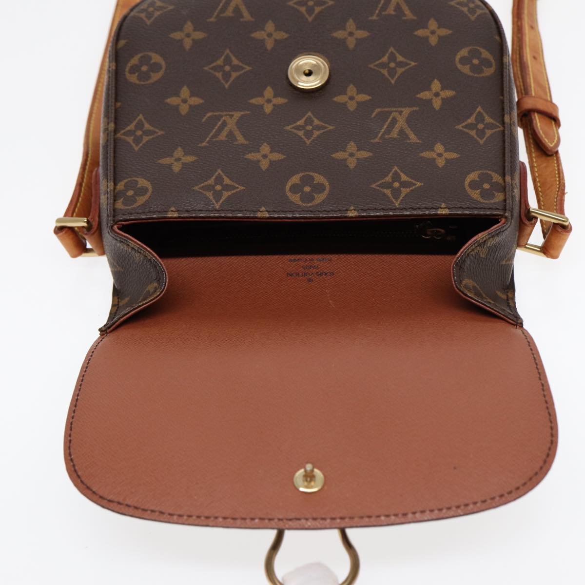 LOUIS VUITTON Monogram Saint Cloud MM Shoulder Bag M51243 LV Auth ep5044