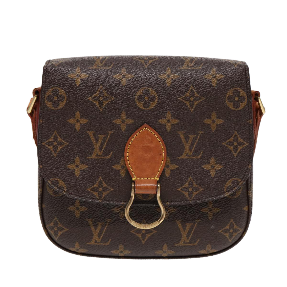 LOUIS VUITTON Monogram Saint Cloud MM Shoulder Bag M51243 LV Auth ep5044