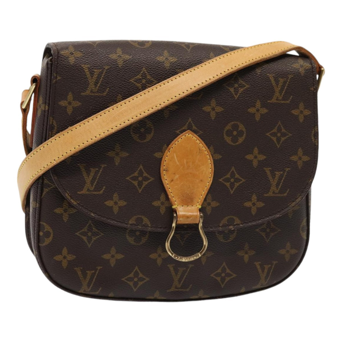 LOUIS VUITTON Monogram Saint Cloud GM Shoulder Bag M51242 LV Auth ep5045