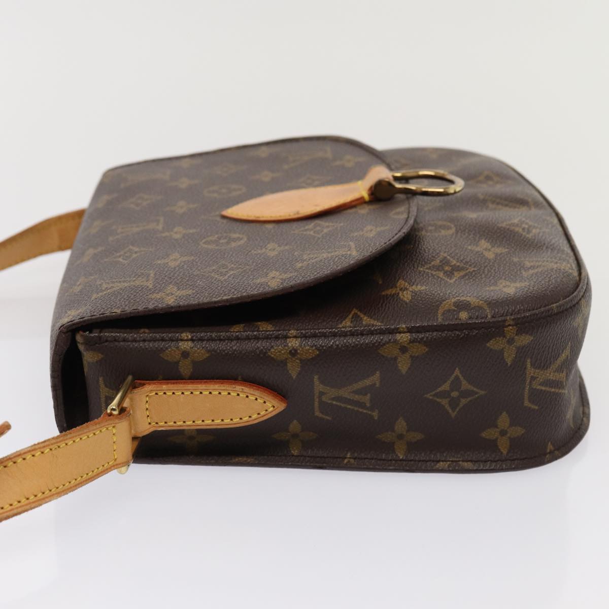 LOUIS VUITTON Monogram Saint Cloud GM Shoulder Bag M51242 LV Auth ep5045