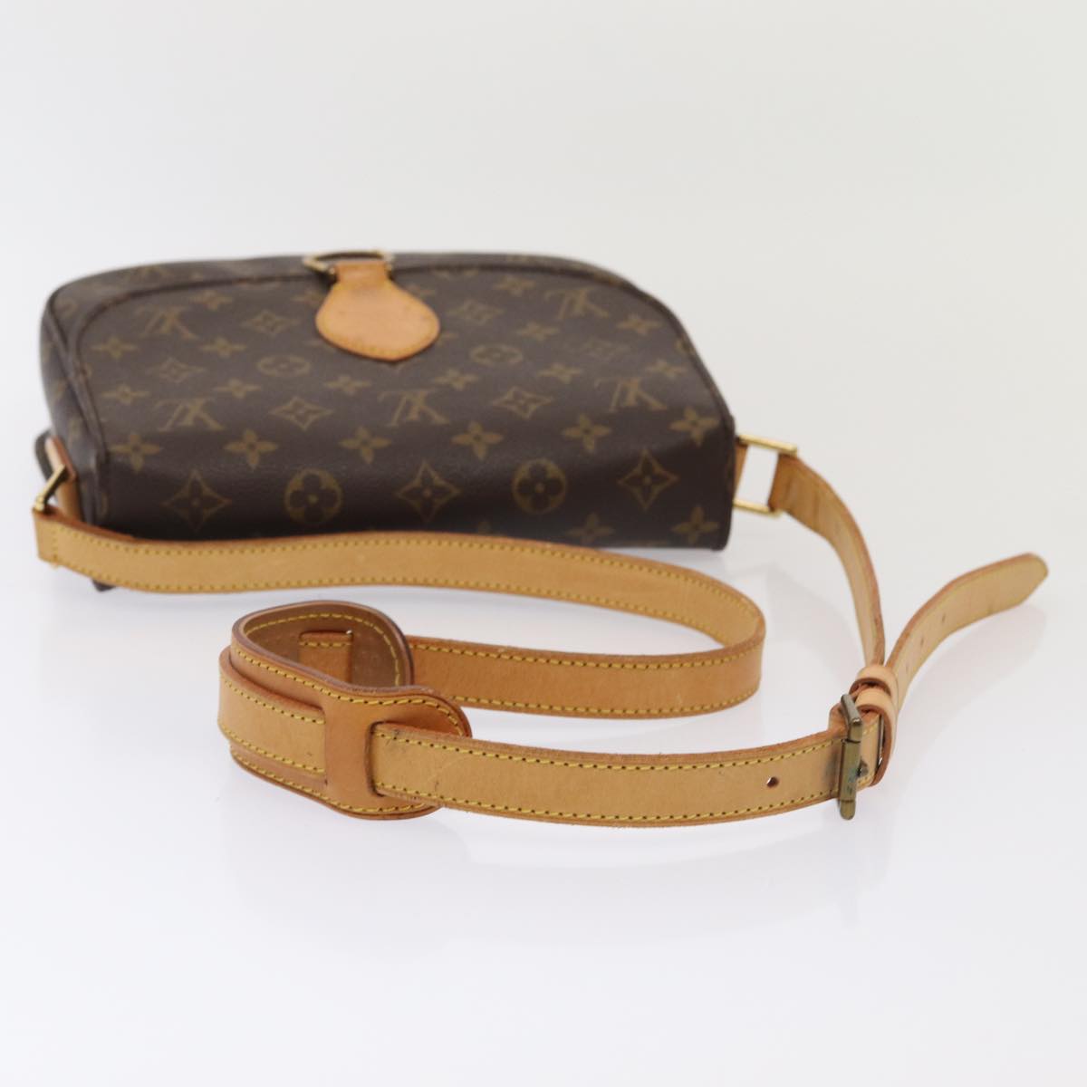 LOUIS VUITTON Monogram Saint Cloud GM Shoulder Bag M51242 LV Auth ep5045