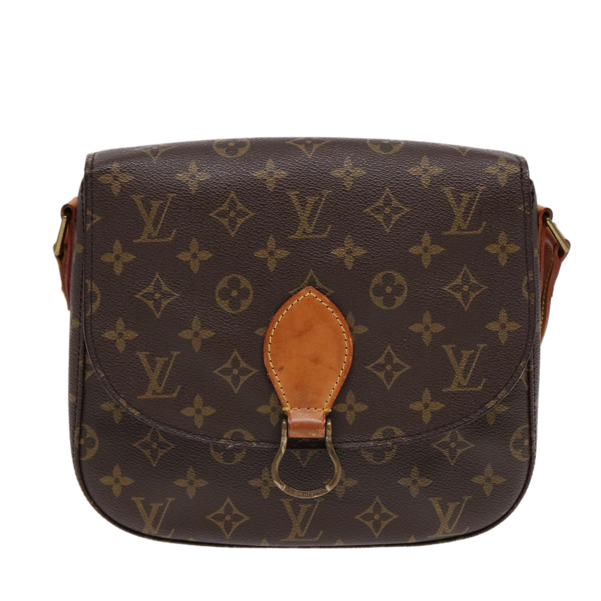 LOUIS VUITTON Monogram Saint Cloud GM Shoulder Bag M51242 LV Auth ep5046