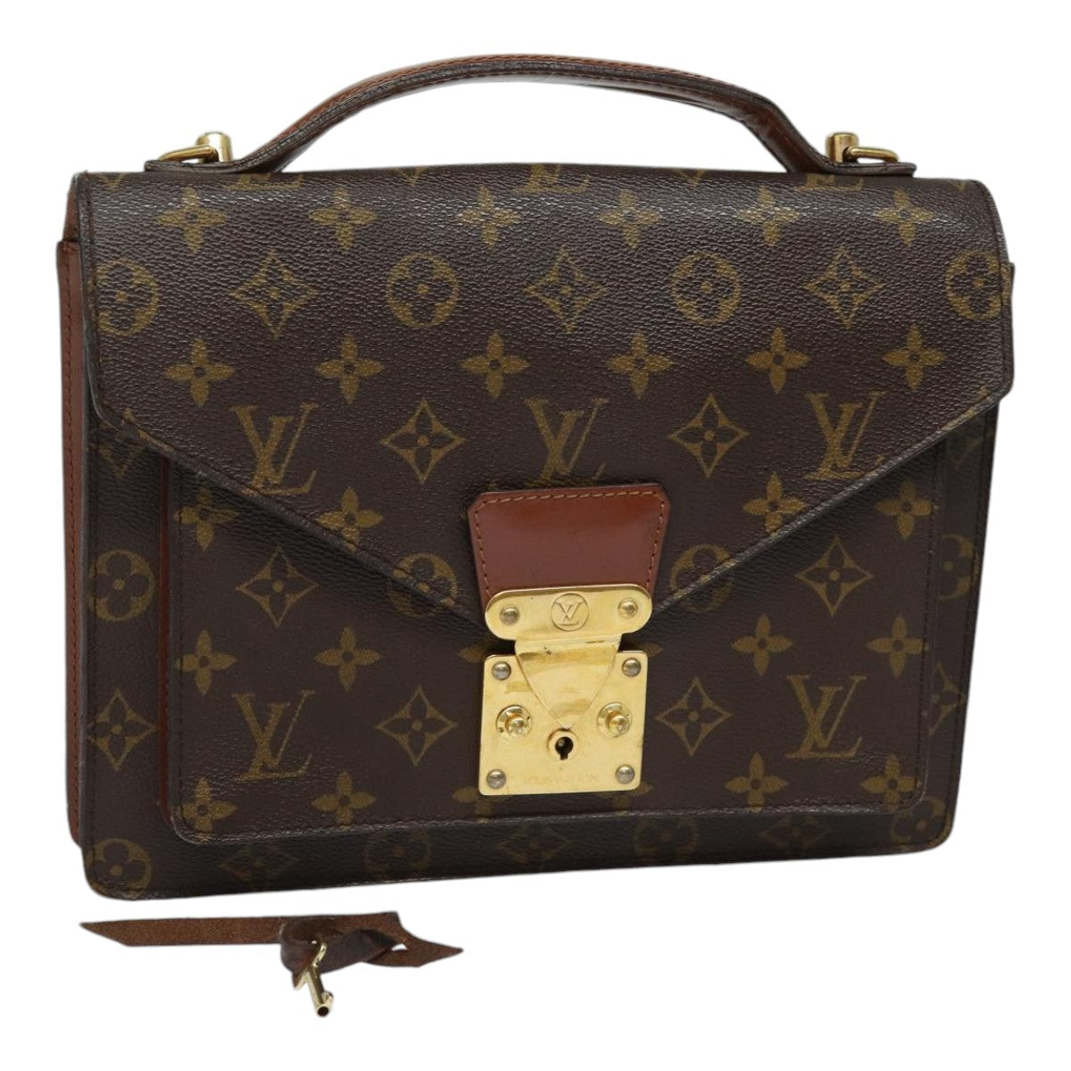 LOUIS VUITTON Monogram Monceau 26 Shoulder Bag M51187 LV Auth ep5047