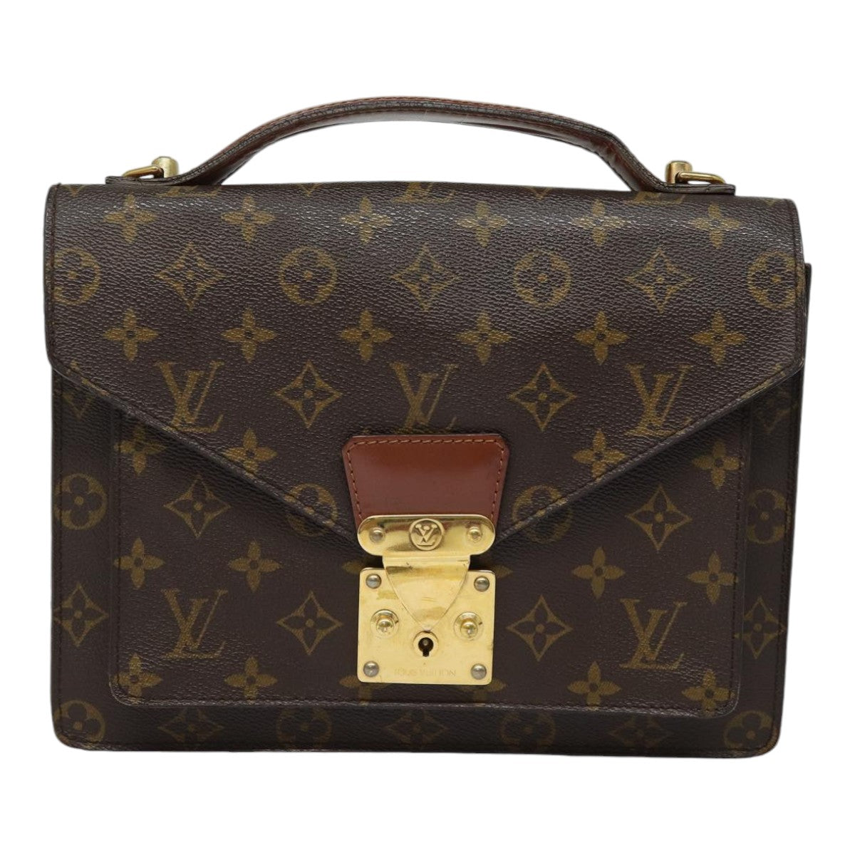 LOUIS VUITTON Monogram Monceau 26 Shoulder Bag M51187 LV Auth ep5047