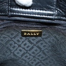 BALLY Shoulder Bag Leather Black Auth ep5054-18