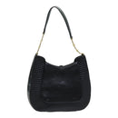 BALLY Shoulder Bag Leather Black Auth ep5054-1