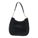 BALLY Shoulder Bag Leather Black Auth ep5054-13