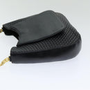BALLY Shoulder Bag Leather Black Auth ep5054-4