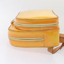 LOUIS VUITTON Monogram Vernis Marley Backpack Yellow M91040 LV Auth ep5066-4