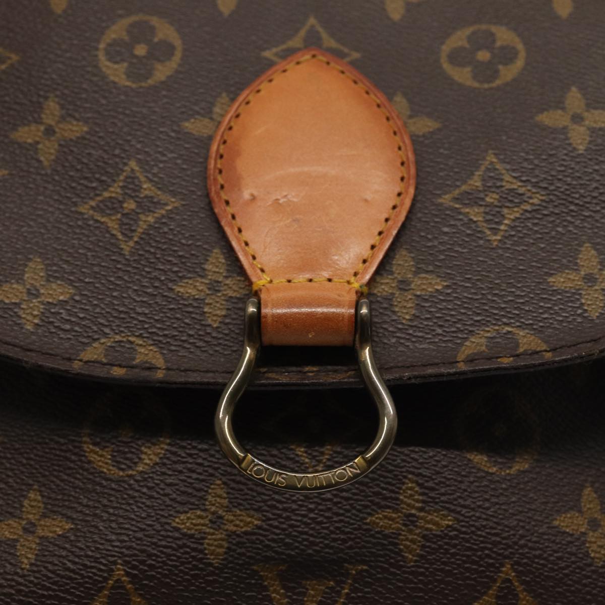 LOUIS VUITTON Monogram Saint Cloud GM Shoulder Bag M51242 LV Auth ep5070