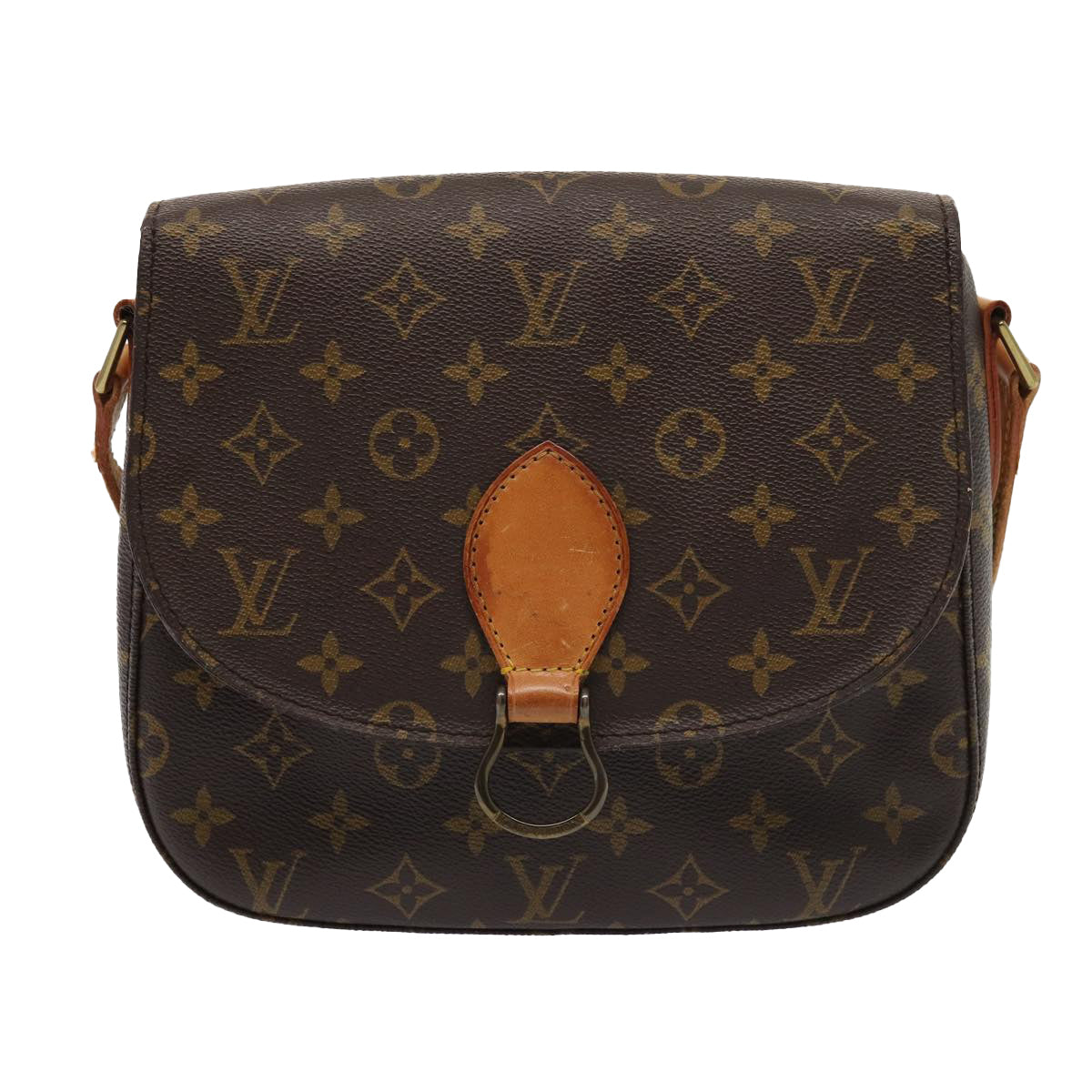 LOUIS VUITTON Monogram Saint Cloud GM Shoulder Bag M51242 LV Auth ep5070