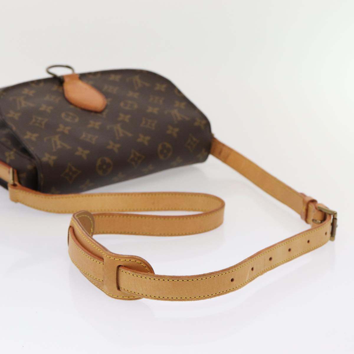 LOUIS VUITTON Monogram Saint Cloud GM Shoulder Bag M51242 LV Auth ep5070