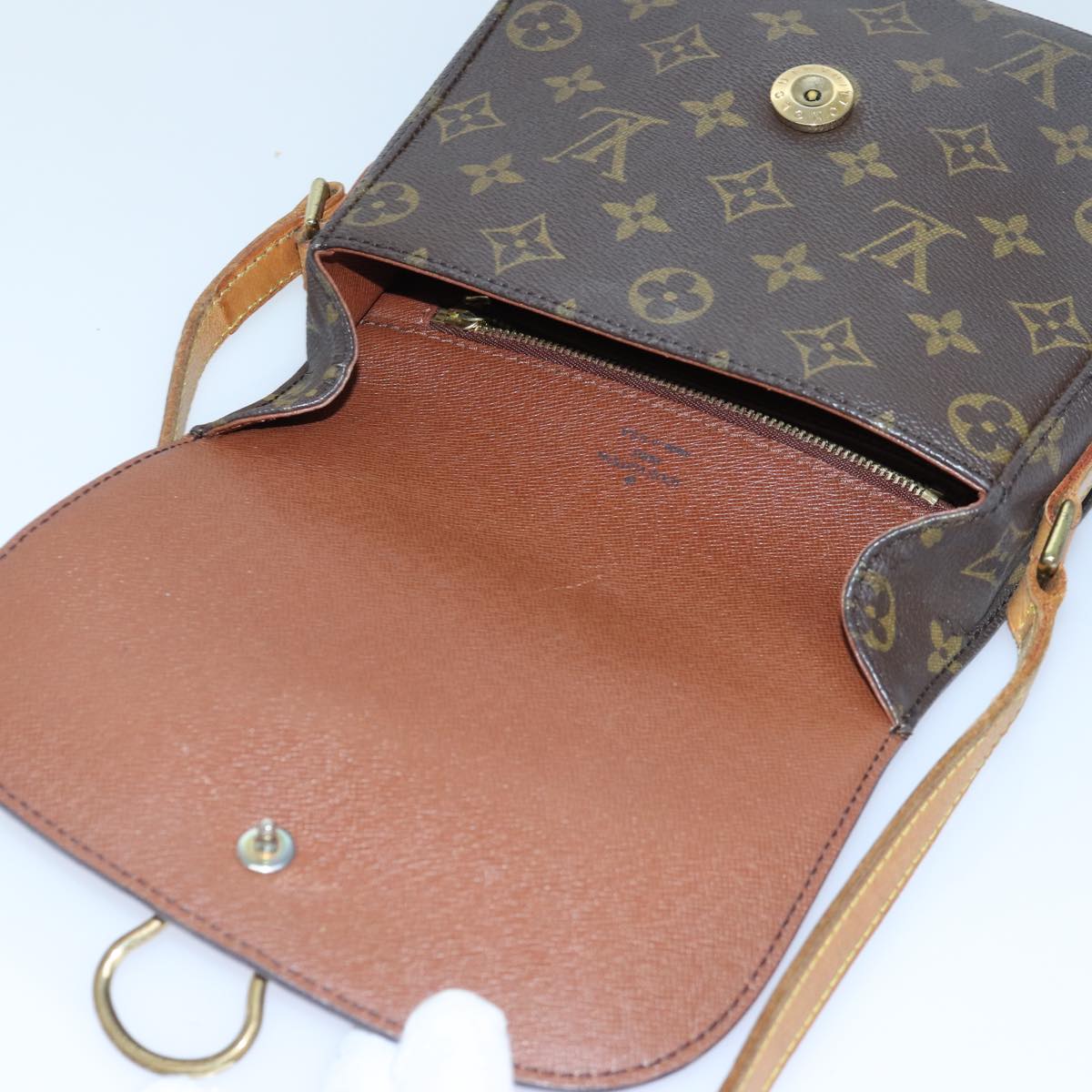 LOUIS VUITTON Monogram Saint Cloud MM Shoulder Bag M51243 LV Auth ep5071