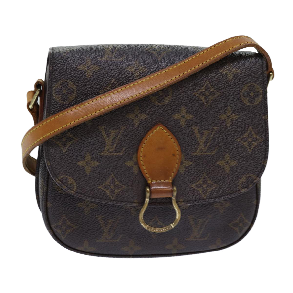 LOUIS VUITTON Monogram Saint Cloud MM Shoulder Bag M51243 LV Auth ep5071