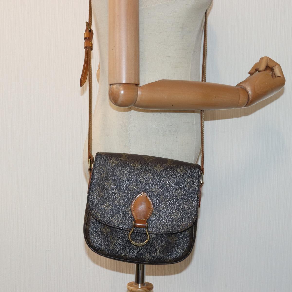 LOUIS VUITTON Monogram Saint Cloud MM Shoulder Bag M51243 LV Auth ep5071