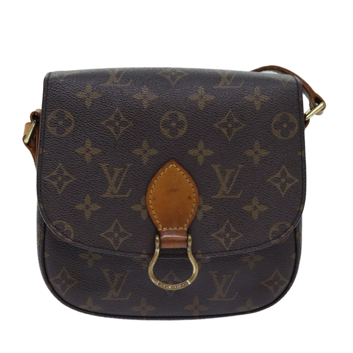 LOUIS VUITTON Monogram Saint Cloud MM Shoulder Bag M51243 LV Auth ep5071