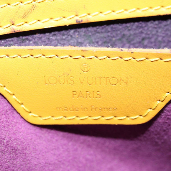 LOUIS VUITTON Epi Mabillon Backpack Yellow M52239 LV Auth ep5092