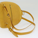 LOUIS VUITTON Epi Mabillon Backpack Yellow M52239 LV Auth ep5092-8