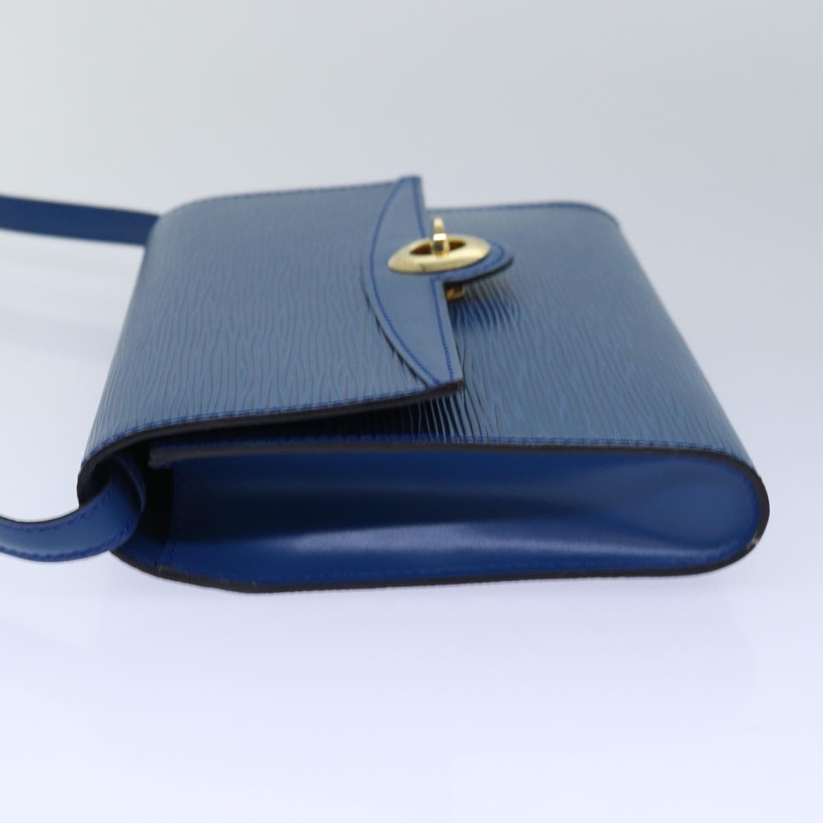 LOUIS VUITTON Epi Pochette Arche Shoulder Bag Blue M52575 LV Auth ep5125