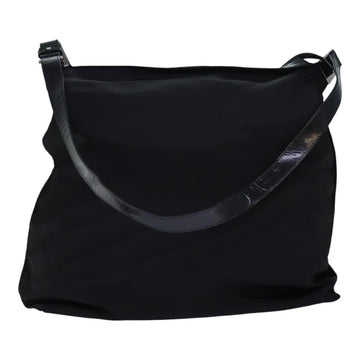 GUCCI Shoulder Bag Nylon Black Silver 012 2122 0161 8 Auth ep5178