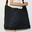 GUCCI Shoulder Bag Nylon Black Silver 012 2122 0161 8 Auth ep5178-21
