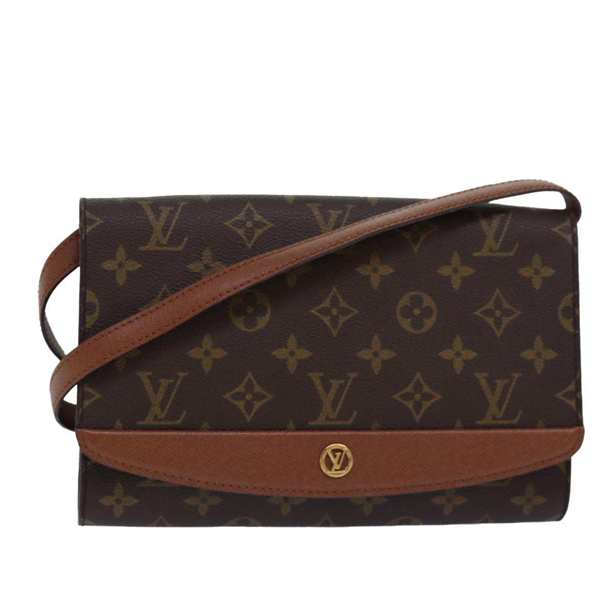 LOUIS VUITTON Monogram Bordeaux 24 Shoulder Bag M51798 LV Auth ep5187