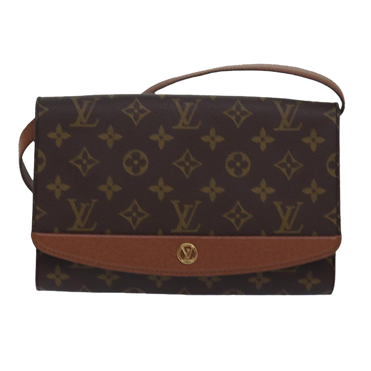 LOUIS VUITTON Monogram Bordeaux 24 Shoulder Bag M51798 LV Auth ep5187