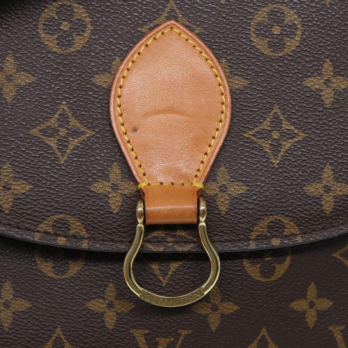 LOUIS VUITTON Monogram Saint Cloud GM Shoulder Bag M51242 LV Auth ep5215