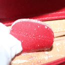 GUCCI Bamboo Hand Bag Leather 2way Red Gold 007 1793 0238 Auth ep5221-12