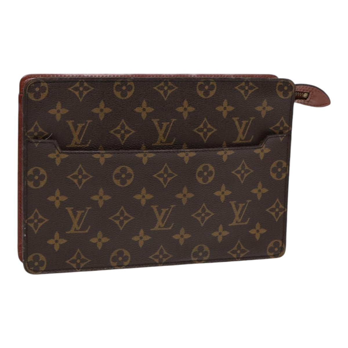 LOUIS VUITTON Monogram Pochette Homme Clutch Bag M51795 LV Auth ep5250