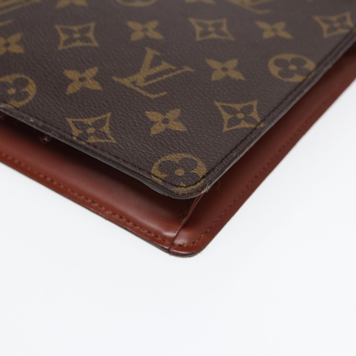 LOUIS VUITTON Monogram Pochette Homme Clutch Bag M51795 LV Auth ep5250