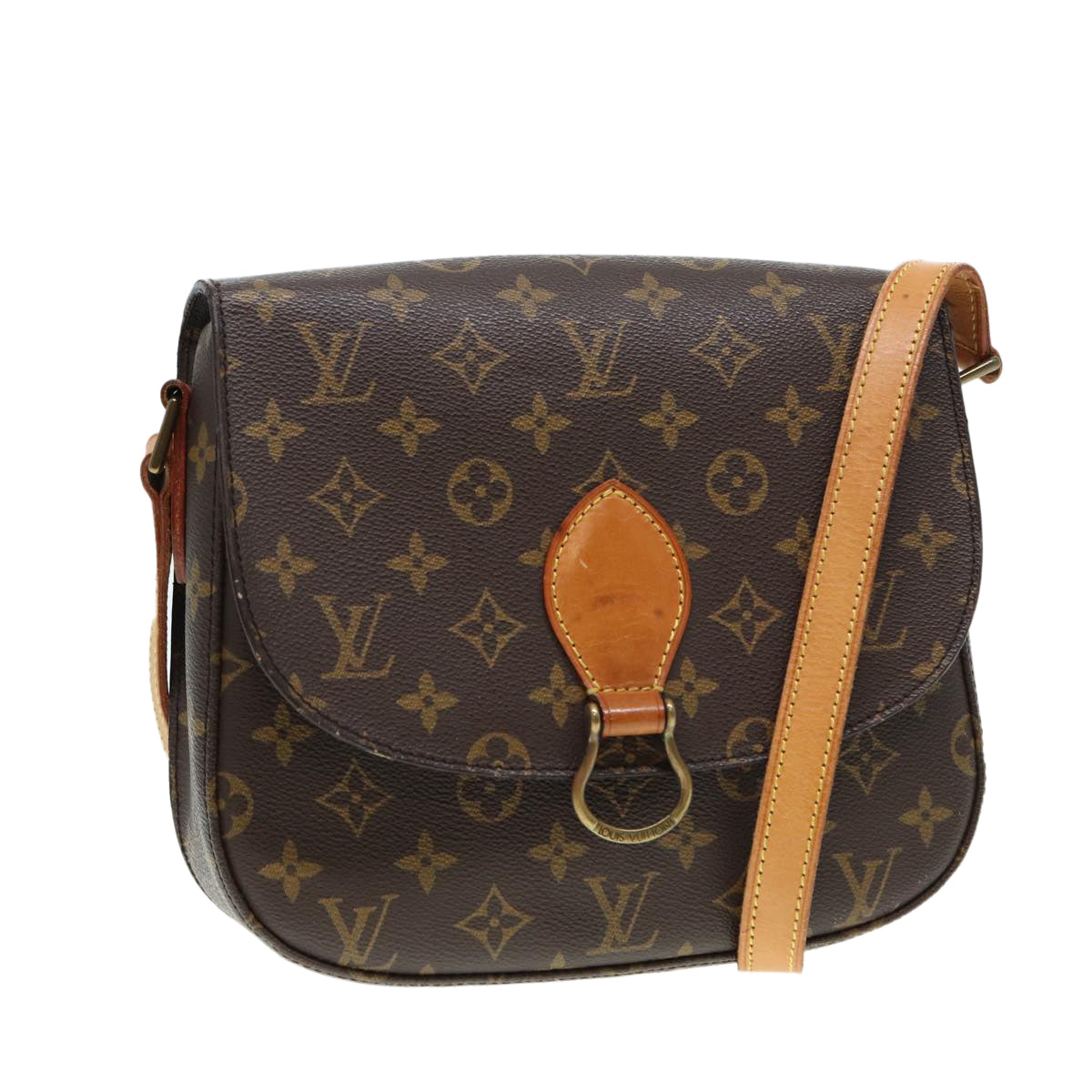 LOUIS VUITTON Monogram Saint Cloud GM Shoulder Bag M51242 LV Auth ep5259