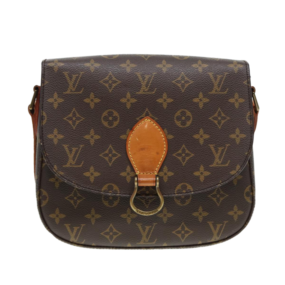 LOUIS VUITTON Monogram Saint Cloud GM Shoulder Bag M51242 LV Auth ep5259