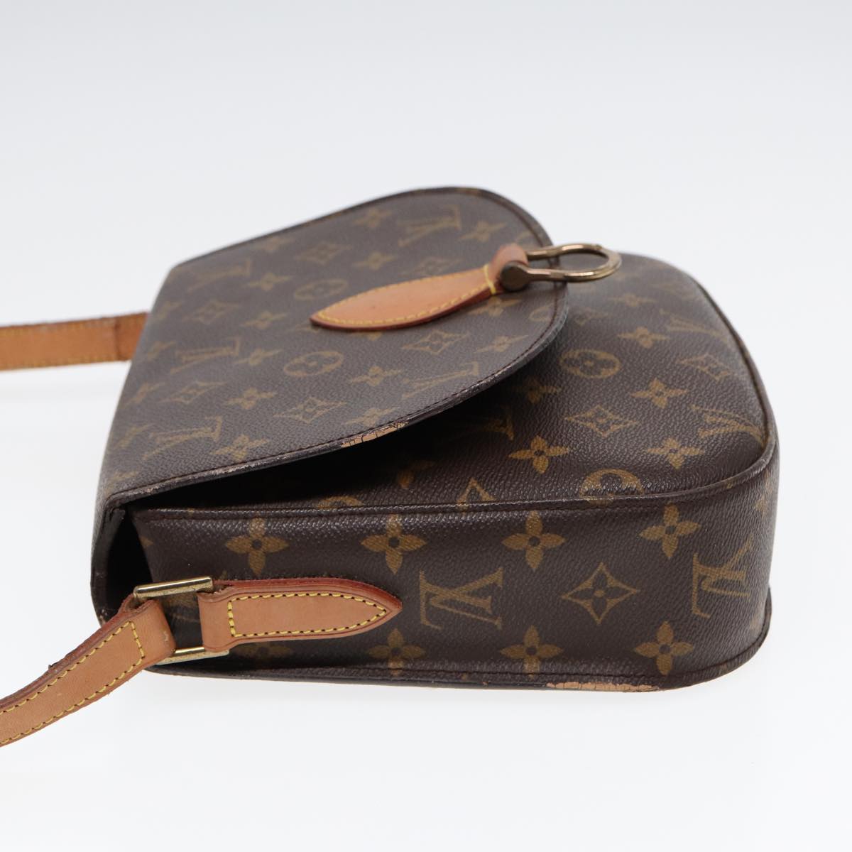 LOUIS VUITTON Monogram Saint Cloud GM Shoulder Bag M51242 LV Auth ep5260