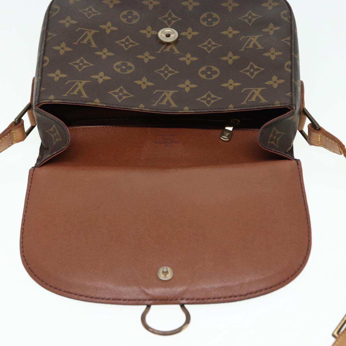 LOUIS VUITTON Monogram Saint Cloud GM Shoulder Bag M51242 LV Auth ep5269