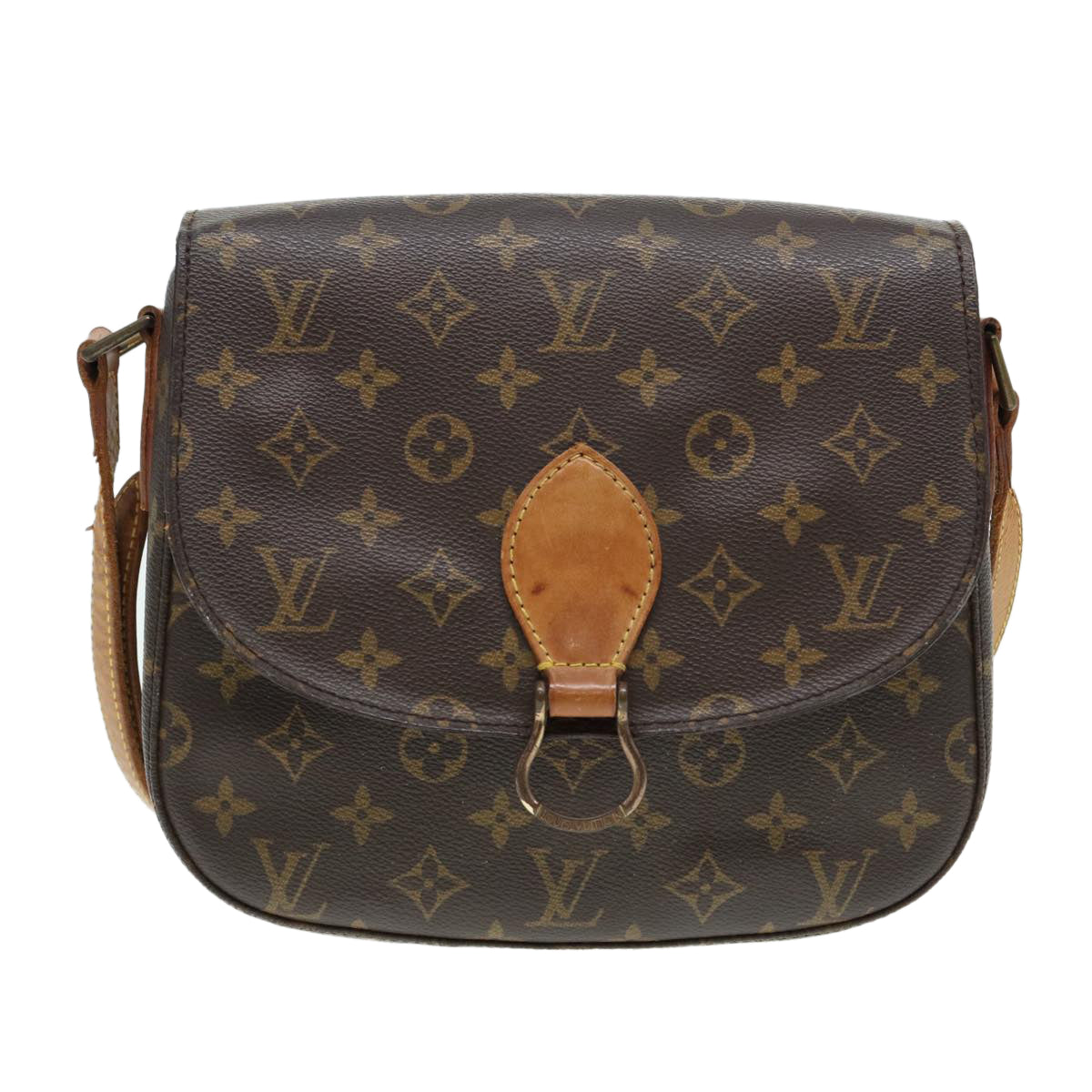 LOUIS VUITTON Monogram Saint Cloud GM Shoulder Bag M51242 LV Auth ep5269