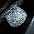 GUCCI Bamboo Hand Bag Leather Black Gold 002 1186 0259 Auth ep5273-14